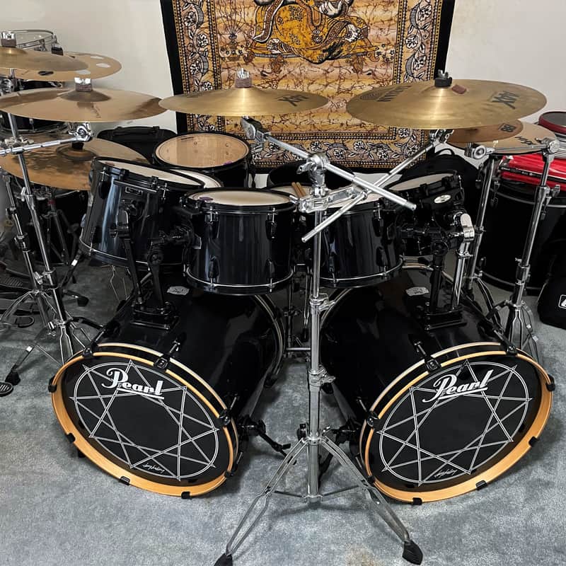 Pearl Joey Jordison Signature Series 9 Piece Drum Set 2006 - Gloss