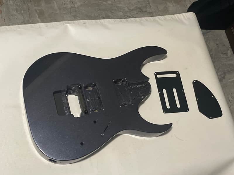 2004 Indonesian Ibanez RG220B Navy Metallic Basswood Guitar Body Floyd Ready image 1