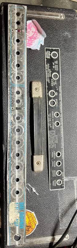 Fender SF Dual Showman reverb face plate ,FMI back plate - image 1