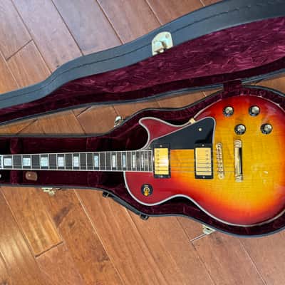 1999 Gibson Custom Shop Les Paul Custom CSLP Cherry Sunburst – OHSC + Tag – Excellent image 9