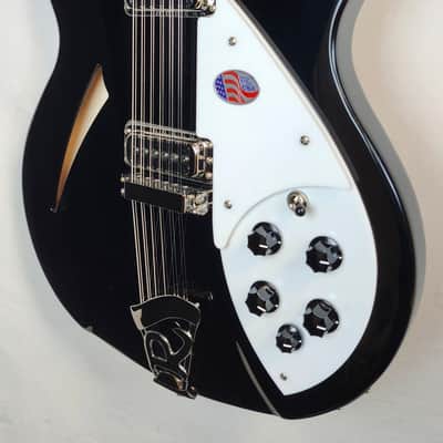 Rickenbacker 330/12 JG, 330 JetGlo 12-String Hollowbody Guitar, w/HSC image 6