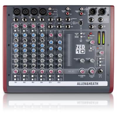 Allen & Heath ZED-10 10-Channel Analog USB Mixer image 5