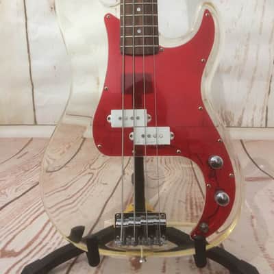 Axl Acrylic Player Deluxe 4 String Bass Fully Serviced & Set Up image 2