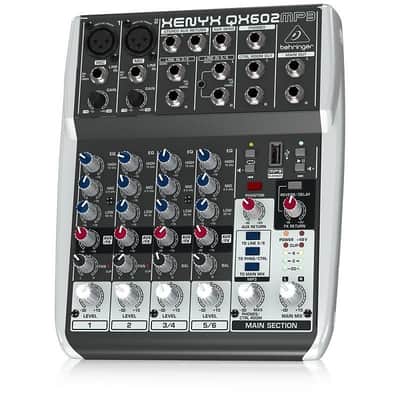 Behringer Xenyx QX602MP3 6-Input Mixer