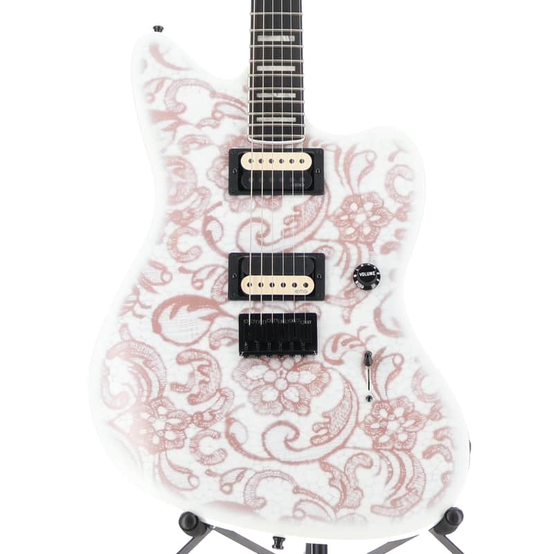 Fender Jim Root Jazzmaster - White Pearl Paisley Custom Paint (U6) (68476) image 1