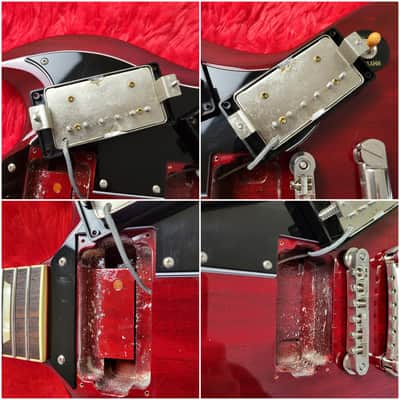 2008 Tokai SG155 Premium Series SG Standard - Cherry Lacquer - 1 Piece Honduras Mahogany Body - Original Case - Made In Japan MIJ image 21