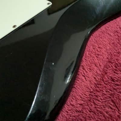 Hondo H-7600B Strat Copy 1984 - Black - Made in Korea image 9