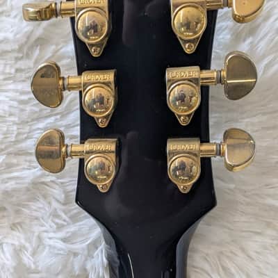 Epiphone Dot Deluxe electric guitar in Tobacco Sunburst with a hardshell case image 6