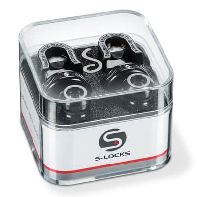 Schaller S-Locks Strap Locks Black Chrome image 1