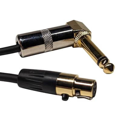 4-Pin Ta4F To Right-Angle 1/4-Inch Connector Cable Compatible With Line-6 Relay G50 G55 G90 Digital Wireless Guitar System Tbp12 Transmitter 98-033-0003, Gold Plated, 98-033-0003-1-Gl image 4