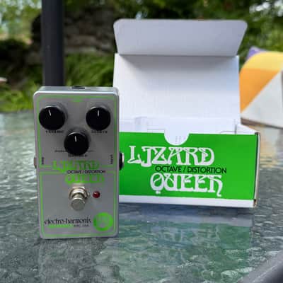 Electro-Harmonix / JHS Nano Lizard Queen Octave Fuzz 2023 - Present - Silver / Green image 2