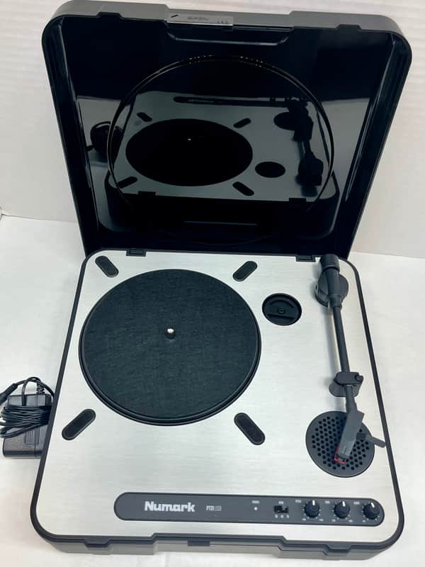 Numark PT-01USB Portable Turntable 2010s - Black image 1