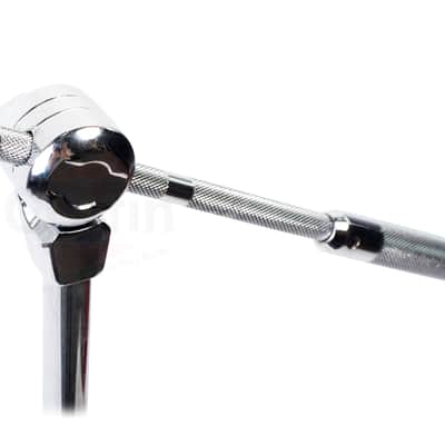 Griffin Boom Cymbal Stand & Straight Cymbal Stand Combo (Pack of 2) - Percussion Drum Hardware Set for Mounting & Holding Crash, Ride, Splash Cymbals Arm Counterweight Adapter Kit & Double Braced image 3