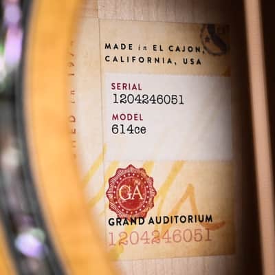 Taylor Next Generation 614ce w/ Sitka Spruce Top & Big Leaf Maple Back and Sides Acoustic/ Electric Guitar- Natural 2026 (1204246051) image 13