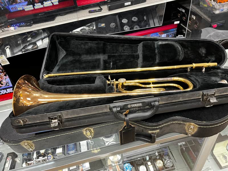 Yamaha YSL446G Trigger Trombone w Case image 1