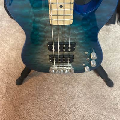 G&L USA Custom Shop ASAT 2018 Aquaburst image 2