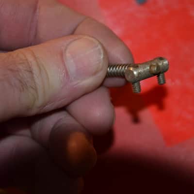 Fender original vintage Telecaster Bridge Saddles (1961/1962) * rare * Made in Fullerton, California! image 10