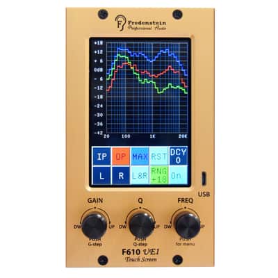 Fredenstein F610 UE1 500 Series Touch Screen Equalizer Module