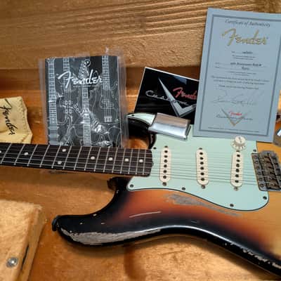 Fender Stratocaster 1960 masterbuilt Dennis Galuszka 2010 - Sunburst image 3