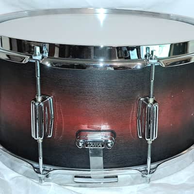 MP SPECIAL CUSTOM MAPLE SNARE DRUM Fresh - Crimson Ebony Satin image 2