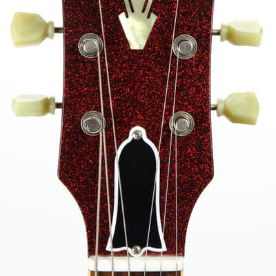 2008 Gibson Custom Shop 1963 ES-335 Red Sparkle -- MATCHING HEADSTOCK, Historic '63 Reissue, Block Inlays image 3
