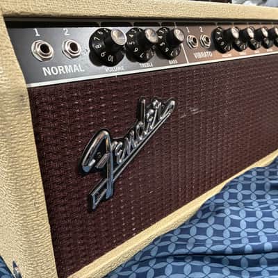 Fender Limited Edition '65 Reissue Deluxe Reverb Head 2014 - 2016 - Blonde image 10