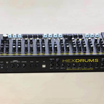 Erica Synths HexDrums 10-Voice Desktop Drum Machine 2026 - Present - Black image 3
