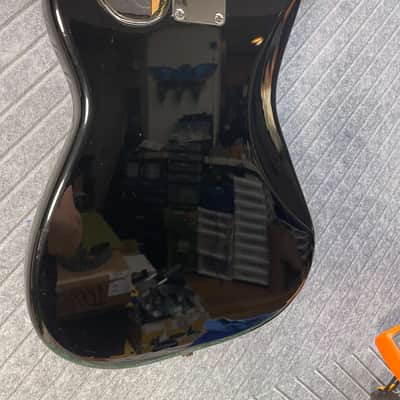 Squier Stratocaster Mini Piano Black KILLER FLAME MAPLE NECK! In-USA Setup and Fret Polish image 12