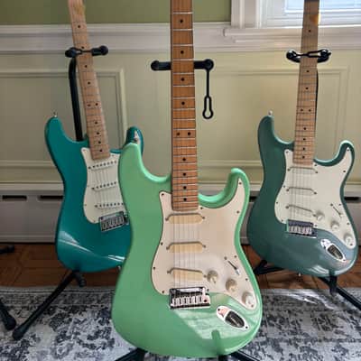 Fender Stratocaster Plus Maple Fretboard 1988 Surf Green E4 Serial Number image 25