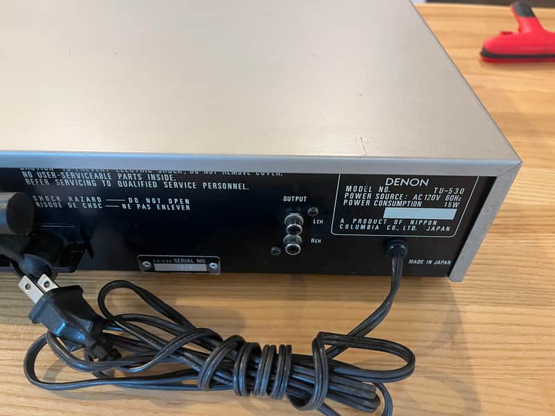 Denon PMA 530 / TU 530 1980s - Silver | Reverb