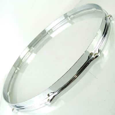 Leedy 16" COB Double-Flange 10-Lug Snare/Tom Drum Batter Rim/Hoop Chrome-Brass image 3