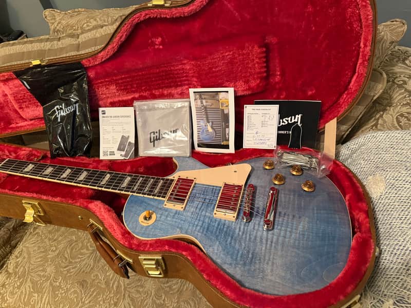 Gibson Les Paul Standard '50s 2023 - Present - AA top Ocean Blue
