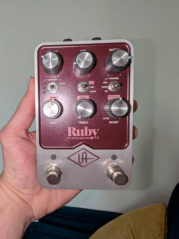 Universal Audio Ruby ’63 Top Boost Amplifier 2022 - Present - Ruby / Silver image 1