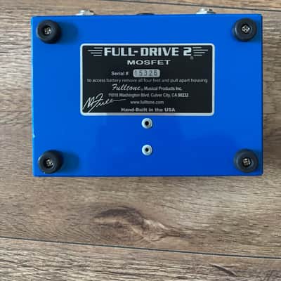 Fulltone Full-Drive 2 Mosfet 2007 - 2018 - Blue image 2