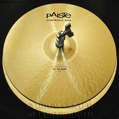 Paiste Formula 602 Modern Essentials Hi Hat Cymbals 14" image 3