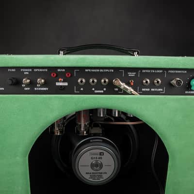 Amplified Nation Phoenix Fury 50w 1x12 Combo - Emerald Green Suede & Northern Lights #218 image 10