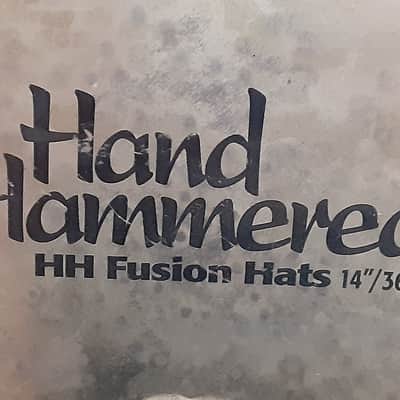 Sabian 14" HH Hand Hammered Fusion Hi-Hat Cymbals (Pair) 1992 - 2015 - Natural image 19
