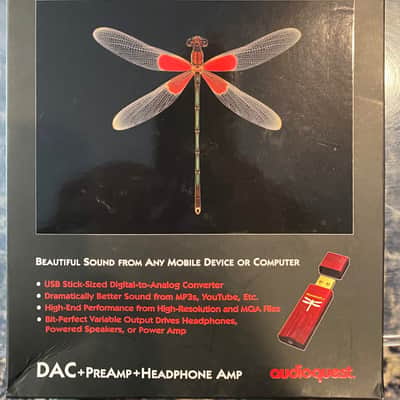 AudioQuest DragonFly Red USB DAC/Headphone Amplifier With Apple Lightning to USB 3 Camera Adapter image 2