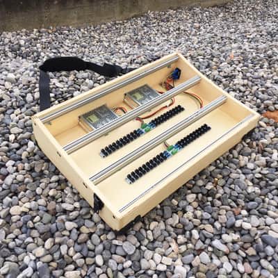9U Eurorack case powered, 120 or 126 hp, patched resealable, modular synthesizer image 1