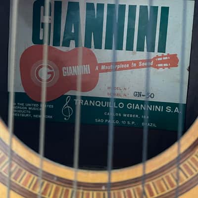 Giannini GN50 Early 1970s - Brazilian Mahogany & Rosewood Varnish image 3