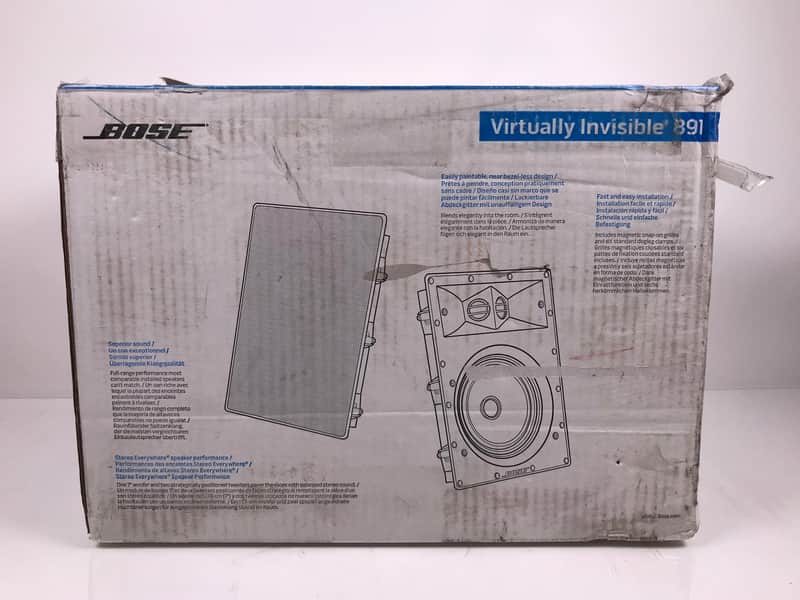 Bose Virtually Invisible 891 In-Wall Speaker (White,Pair) image 1