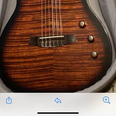 Cordoba Stage guitar Thinline Classical 2022  Town flame image 9