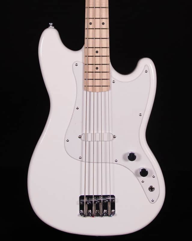 Squier Sonic Bronco Bass, Maple FB, Arctic White image 1