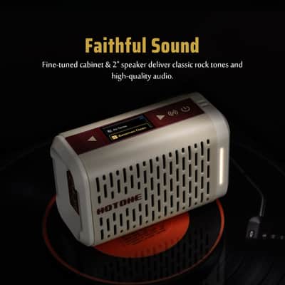 Hotone Multifunctional Modern Mini Modeling Amplifier BT Guitar Bass IR Cabinets with Multi FX Mobile APP image 2