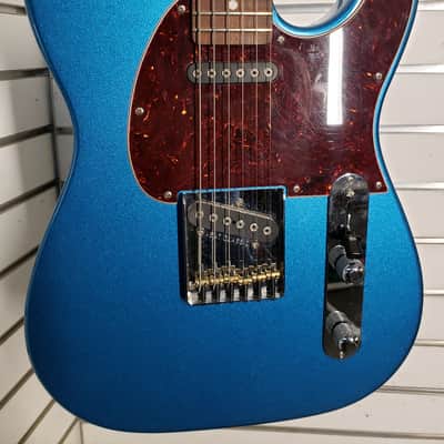 G&L USA Fullerton Deluxe ASAT Classic Blue Metal Flake image 12