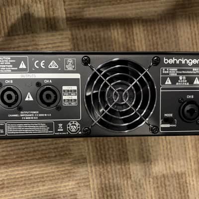 Behringer NX6000 2-Channel Power Amplifier 2010s - Black image 3
