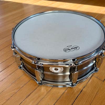 Ludwig LC664 Limited Edition Pewter Copper Phonic 5x14" 10-Lug Snare Drum 2020 - Pewter image 4