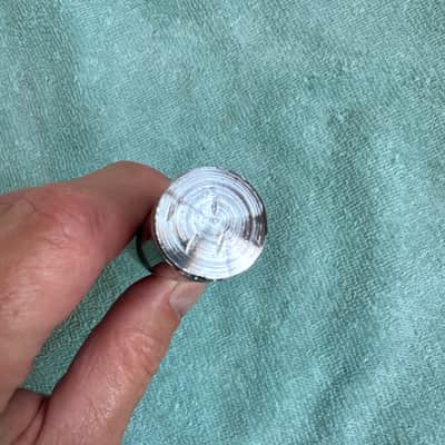 Ludwig Vintage Bass Drum 5” Rail Consolette Tom Mount Base Bracket Part 60s - Chrome image 5