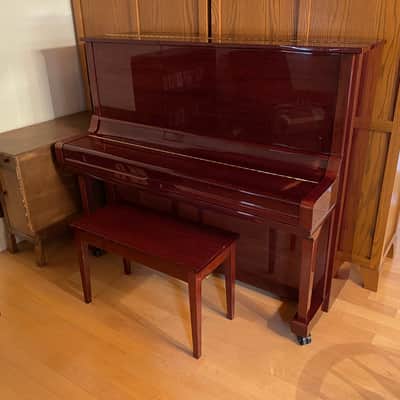 Yamaha U3AR Upright Piano - Mahogany Gloss image 3