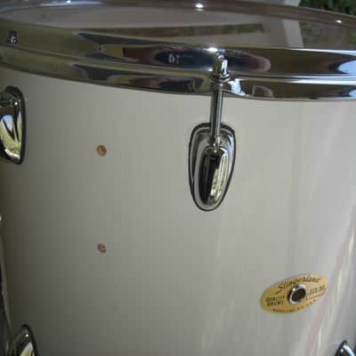 Slingerland HSS Lite 90s era White Lacquer Rack Tom 15X13 Stick Saver Hoops Beautiful NOS Cond! image 7